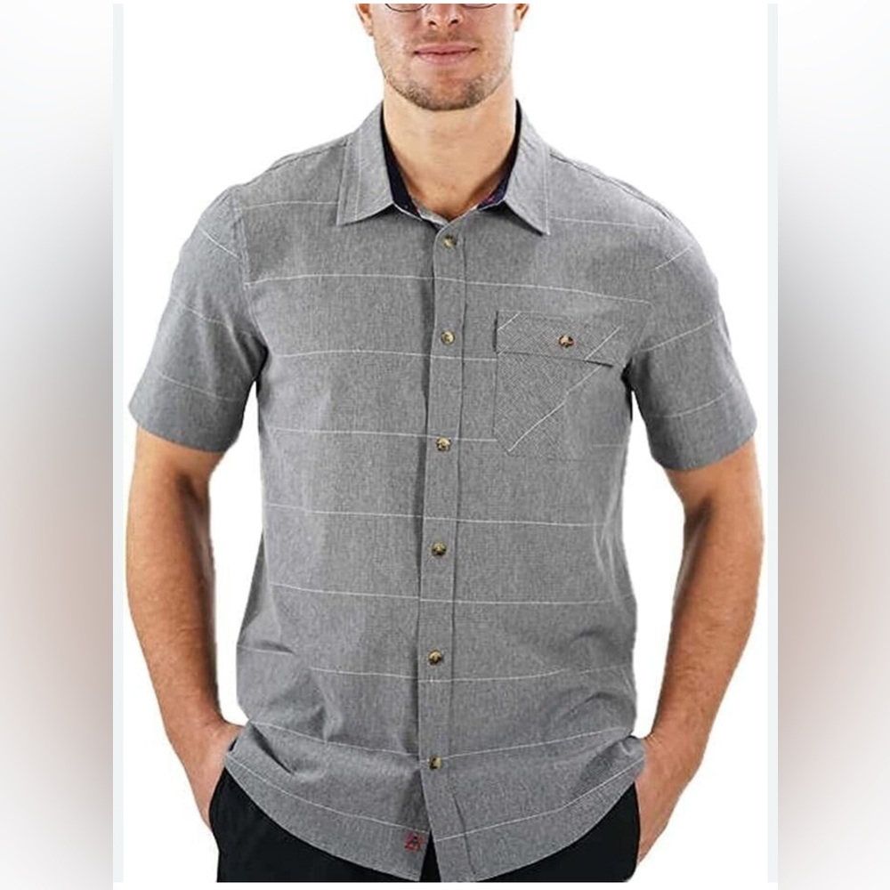 NWOT: Avalanche UPF 50+ Performance Woven Button Down Shirt (Size: Medium)